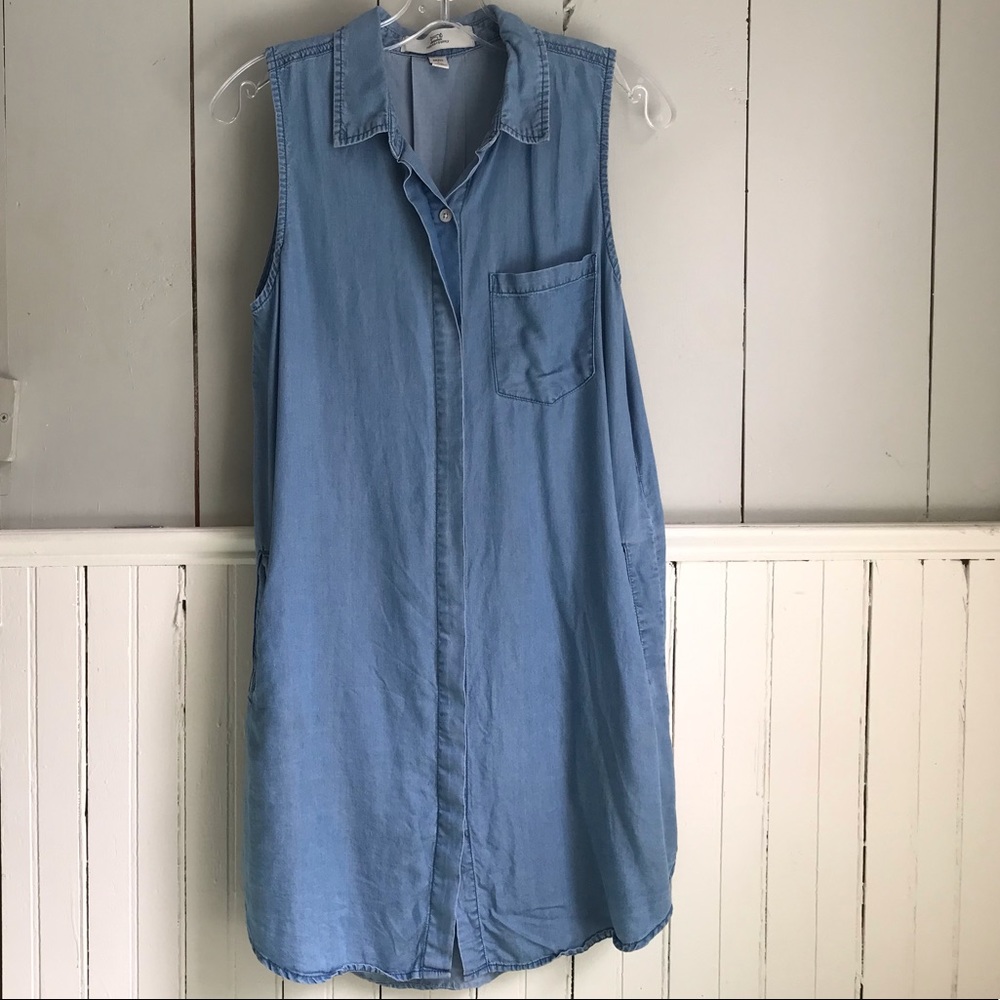 Thread + Supply denim Dress with pockets S